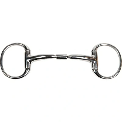 Image of Harry&#039;s Horse Eggbut snaffle Roll R, 14mm French mouth