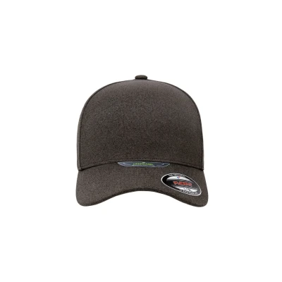 Image of Flexfit Unisex Unipanel Melange Cap, Size: S/M, Melangedarkgrey