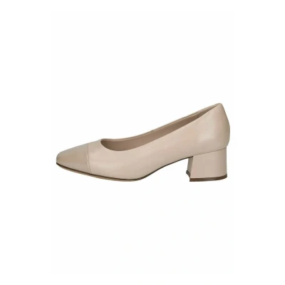 Image of CAPRICE Damen Pumps Kleiner Absatz Elegant, Beige (Beige Comb), 38 EU