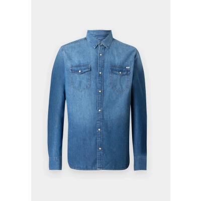 Image of Jack &amp; Jones Shirt, Men&#039;s, Size: XS, Medium blue denim