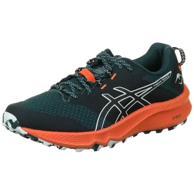 Image of Asics Trabuco Terra 2 Trail running shoes, Men&#039;s, Size: 6, Saxon green/pure aqua Textile/synthetics