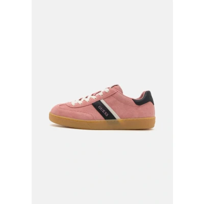 Image of Guess Nolinas Trainers, Women&#039;s, Size: 6, Pink Suede