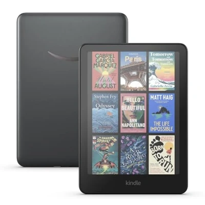 Image of AMAZON Kindle Colorsoft Signature Edition (2024) 7&quot; eReader 32 GB, Black, Black