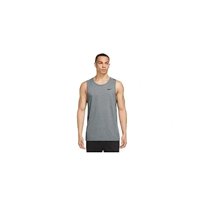 Image of Nike Performance Hyverse TANK Top, Men&#039;s, Size: Large, Smoke grey heather/black
