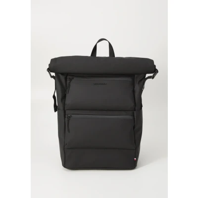 Image of Tommy Hilfiger Rolltop Backpack Rucksack, Men&#039;s, Size: ONE, Black