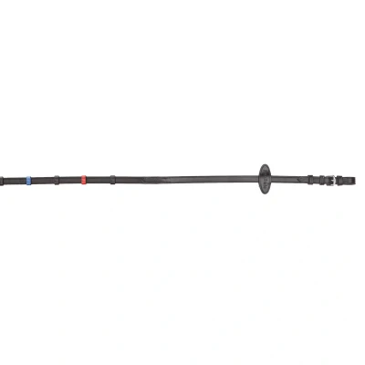Image of Kavalkade rubberised training reins with colored stop ridges