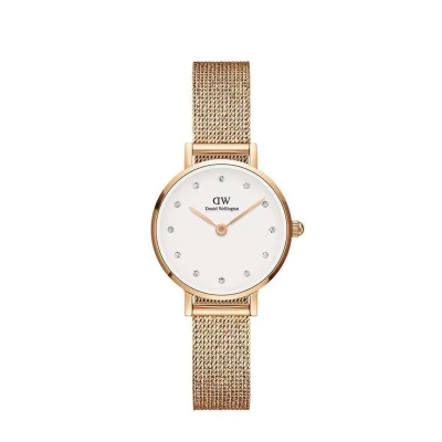 Image of Daniel Wellington Petite Pressed Studio Lumine Watch Rose goldcoloured, Women&#039;s, Size: 24, gold coloured