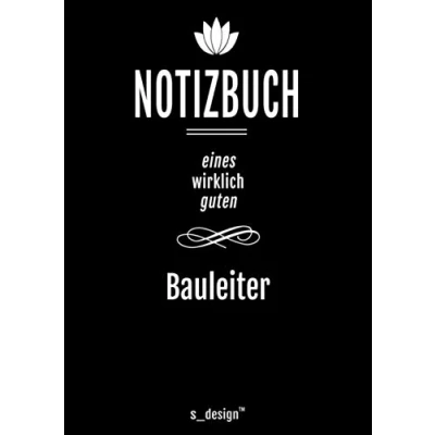 Image of Notizbuch für Bauleiter: Originelle Geschenk Idee [120 Seiten kariertes DIN A4 blanko Papier]