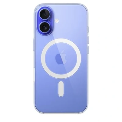 Image of Apple PC Back Cover Transparent MagSafe iPhone 16