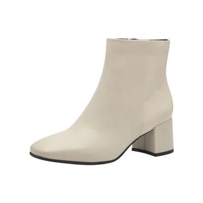 Image of Marco Tozzi SOFT Irina Classic ankle boots, Women&#039;s, Size: 8, Cream Leather