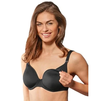Image of Anita Padded Nursing Bra Miss 5010, Black (Black 001), 42E