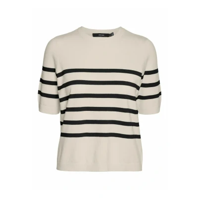 Image of Vero Moda Vmsaba O NECK NOOS Print Tshirt, Women&#039;s, Size: Medium, Birch