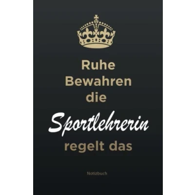 Image of Geschenk für die Beste Sportlehrerin: A5 Notizbuch als eine Sportlehrerin /punktiert Geschenke zum GeburtstagWeihnachtsgeschenk Kollegin