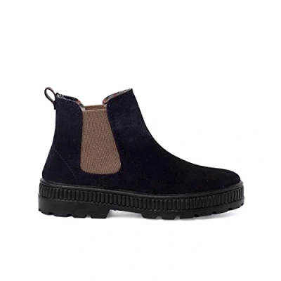 Image of Pisamonas Walking boots for kids, Size: 11K, Azul marino Leather