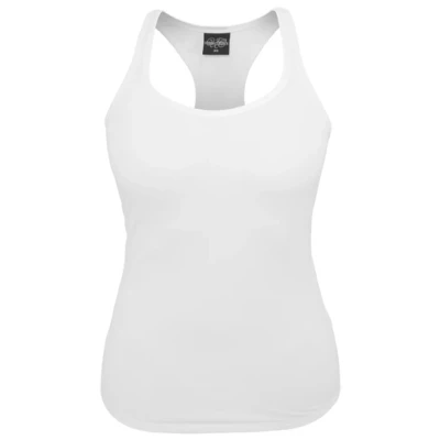 Image of Urban Classics Ladies Jersey Tanktop Top, Women&#039;s, Size: Large, White