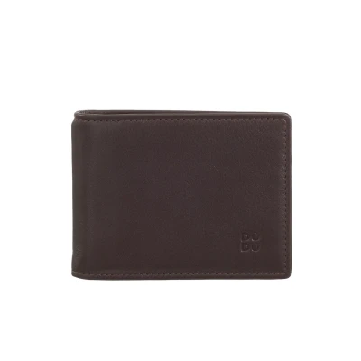 Image of DUDU CON CLIP Fermasoldi Piccolo Sottile Protezione RFID Wallet, Men&#039;s, Size: One Size, Burgundy scuro