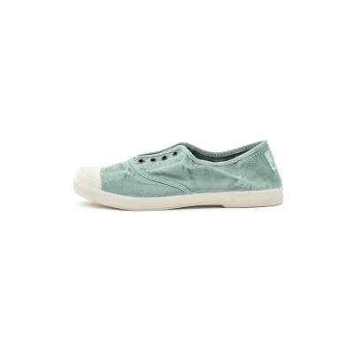 Image of Natural World Slipons, Women&#039;s, Size: 8, aqua Cotton