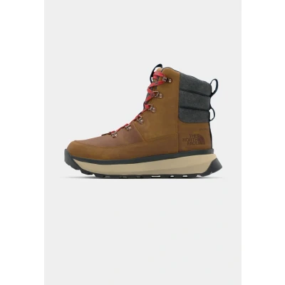 Image of THE NORTH FACE Men&#039;s Bergen Wp Snow Boot, Timber Tan Tnf Red, 13 UK