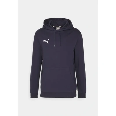 Image of Puma Teamgoal Casuals Hoody Hoodie, Men&#039;s, Size: Small, Navy/white