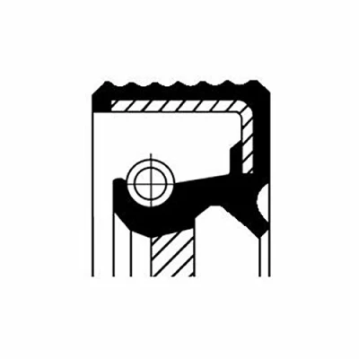 Image of Shaft Seal, camshaft CORTECO 20034086B