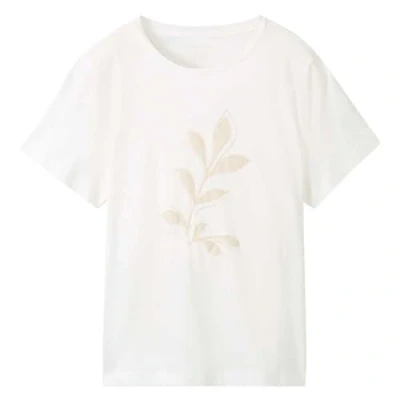 Image of TOM TAILOR Women&#039;s T Shirt, 10315 Whisper White, XXS