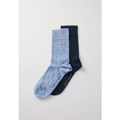 Image of Tommy Hilfiger DOT 2 PACK Socks, Men&#039;s, Size: 6 8, Light blue
