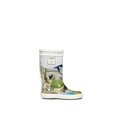 Image of Aigle Unisex Kid&#039;s Lolly Pop Play3 Rain Boot, Zoo, 7.5 UK Child