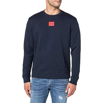Image of HUGO Diragol Sweatshirt, Men&#039;s, Size: XS, Dark blue