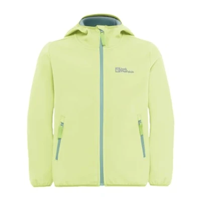 Image of Jack Wolfskin Fourwinds KIDS Unisex Soft shell jacket for kids, Size: 16y, Cool matcha