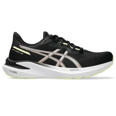 Image of Asics GT1000 13 Road running shoes, Women&#039;s, Size: 10, Black/breeze Textile/synthetics
