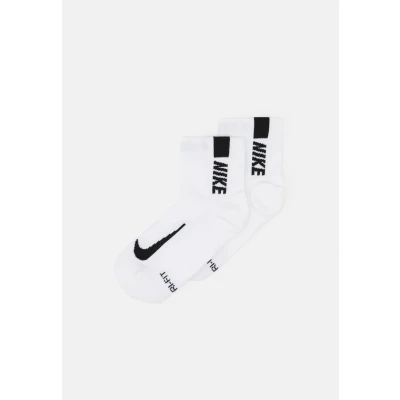 Image of Nike Performance Ankle Unisex 2 PACK Sports socks, Size: 5 8, White/black