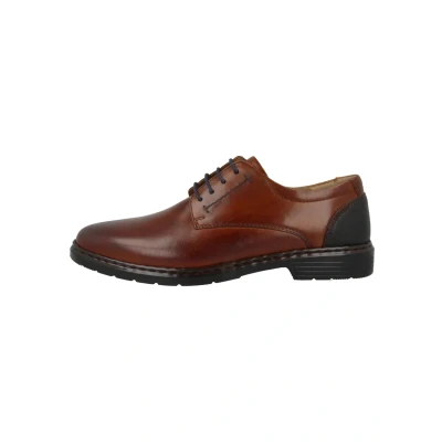 Image of Josef Seibel Men&#039;s Alastair 01 Flat Slipper, Cognac Combi, 49 EU X Weit