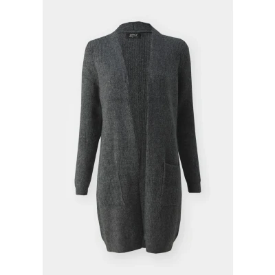 Image of ONLY Onljade LS NOOS Cardigan, Women&#039;s, Size: Small, Dark grey