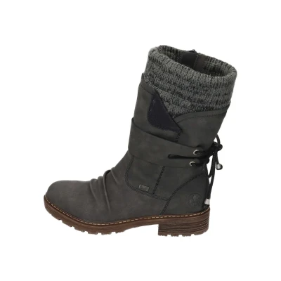 Image of Rieker Winter boots, Women&#039;s, Size: 6, anthrazit schwarz Synthetics