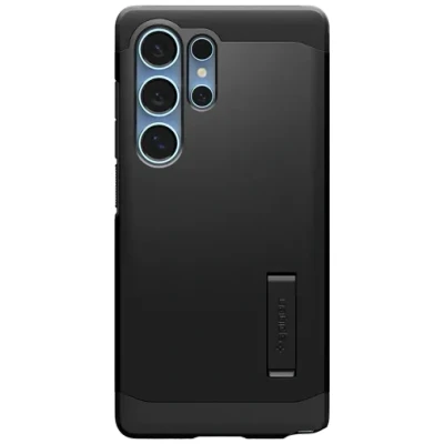 Image of Spigen Tough Armor Magfit TPU Back Cover Black Samsung Galaxy S25 Ultra