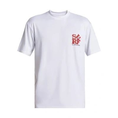 Image of Quiksilver Everyday SURF TEE SS Basic Tshirt, Men&#039;s, Size: Large, White