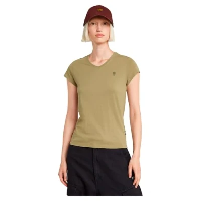 Image of G STAR Eyben SLIM Basic Tshirt, Women&#039;s, Size: Small, Ensis green