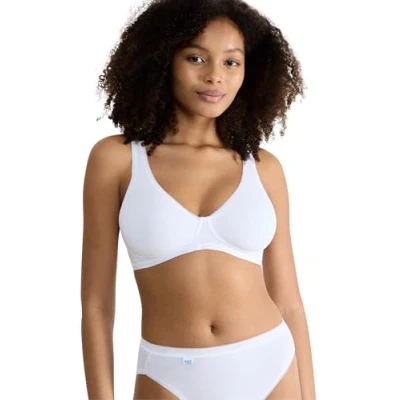 Image of Sloggi Basic SOFT BRA Triangle bra, Women&#039;s, Size: 32A, White