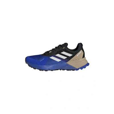 Image of Adidas Terrex Soulstride Trail running shoes Semi lucid blue grey one blanch cargo, Men&#039;s, Size: 5.5, cargo