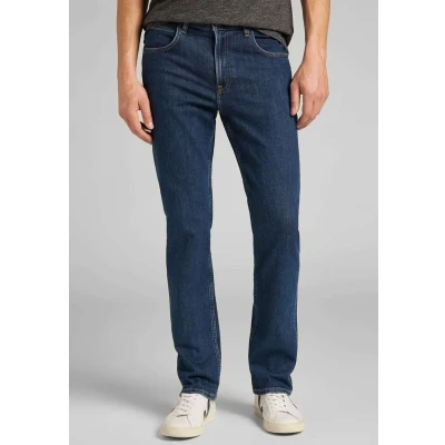 Image of Lee Brooklyn Straight leg jeans, Men&#039;s, Size: 30x32, Dark stonewash