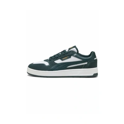 Image of Puma Unisex&#039;s Court Classic Street Sd Sneaker, White Green Terrain, 7.5 UK