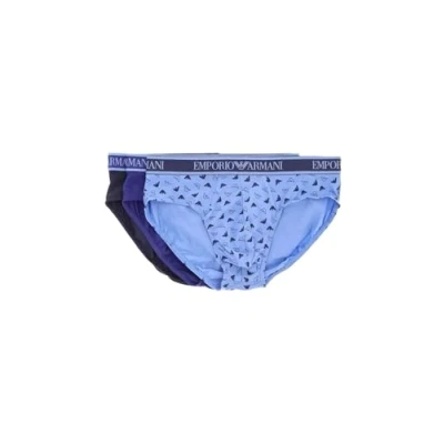 Image of Emporio Armani Men&#039;s Briefs, Mar/St Azzur/Inchios, S