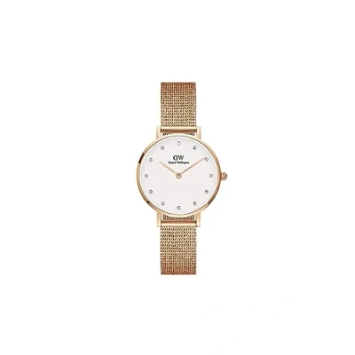 Image of Daniel Wellington Petite Pressed Melrose Lumine Watch Rose goldcoloured, Size: 28, gold/coloured
