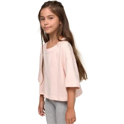 Image of Urban Classics Kimono TEE Basic Tshirt for kids, Size: 7 8y, Pink