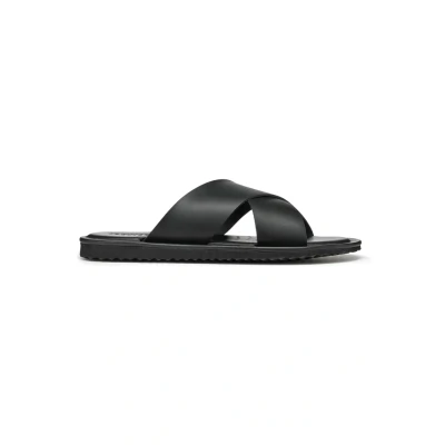 Image of Geox U Erice Mules, Men&#039;s, Size: 7, Black Leather
