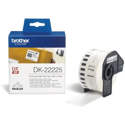 Image of QL 560 Brother DK 22225 continuous paper tape (original Brother)