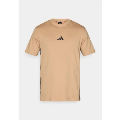 Image of adidas Men&#039;s Essential Three Stripes Single Jersey Tee T Shirt (Pack of 1)