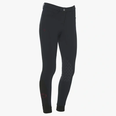 Image of Cavalleria Toscana Girls Color Knee Grip Riding Breeches