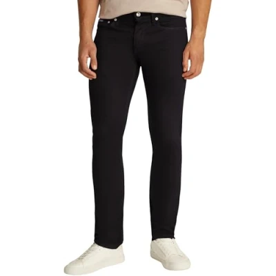 Image of Calvin Klein Jeans Slim fit jeans, Men&#039;s, Size: 28x32, Denim black