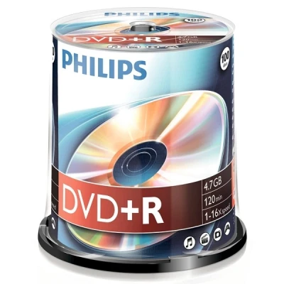 Image of Philips DR4S6B00F DVD+R x 100 4.7 GB